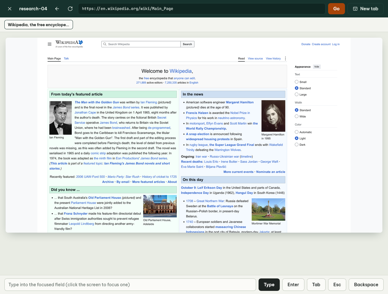 Remote screen view