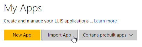 Import an Existing Application