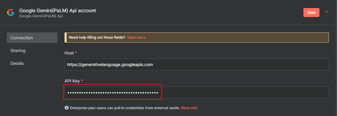 Gemini API Key
