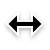 Horizontal Double Arrow Cursor Icon