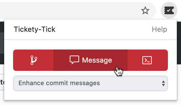 Tickety-Tick's user interface