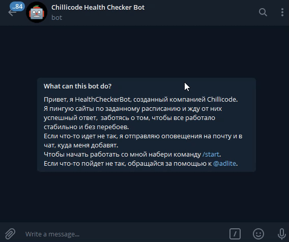GitHub - chillicode-dev/health-checker-bot