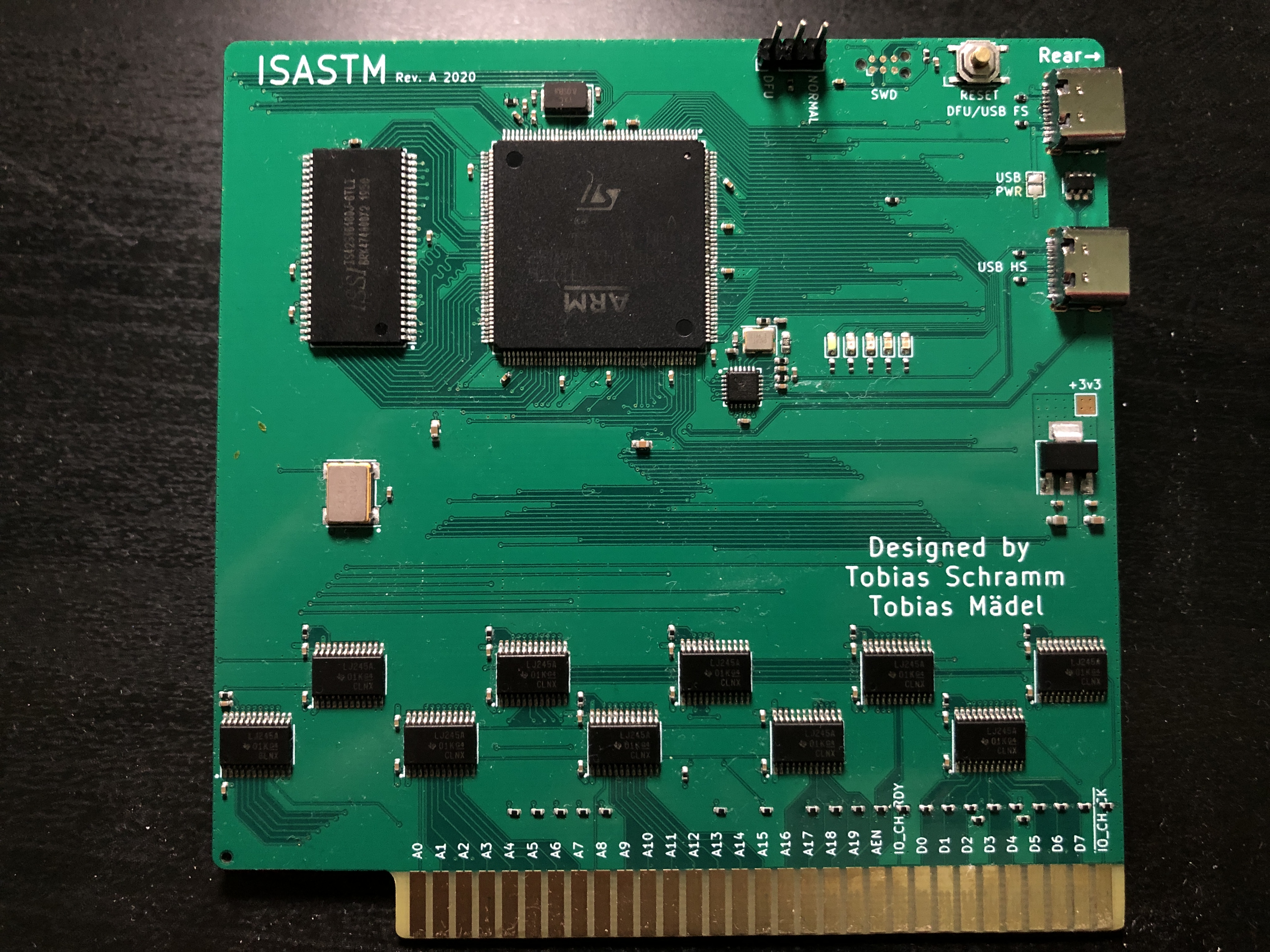 Photo of ISASTM PCB