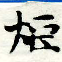 炬の位置