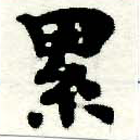 累の位置