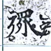 彋の位置