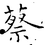 蔡の位置