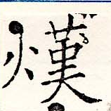 熯の位置