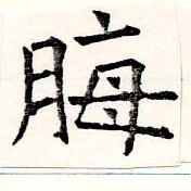 脢の位置