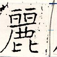 麗の位置