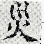 災の位置
