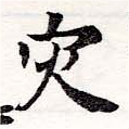 災の位置