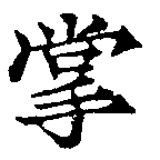 掌の位置