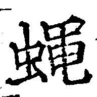 Đã định vị 蠅