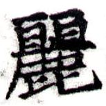 麗の位置
