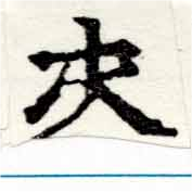 決の位置