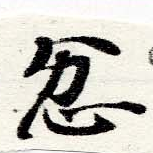 忿の位置