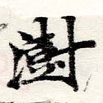 澍の位置