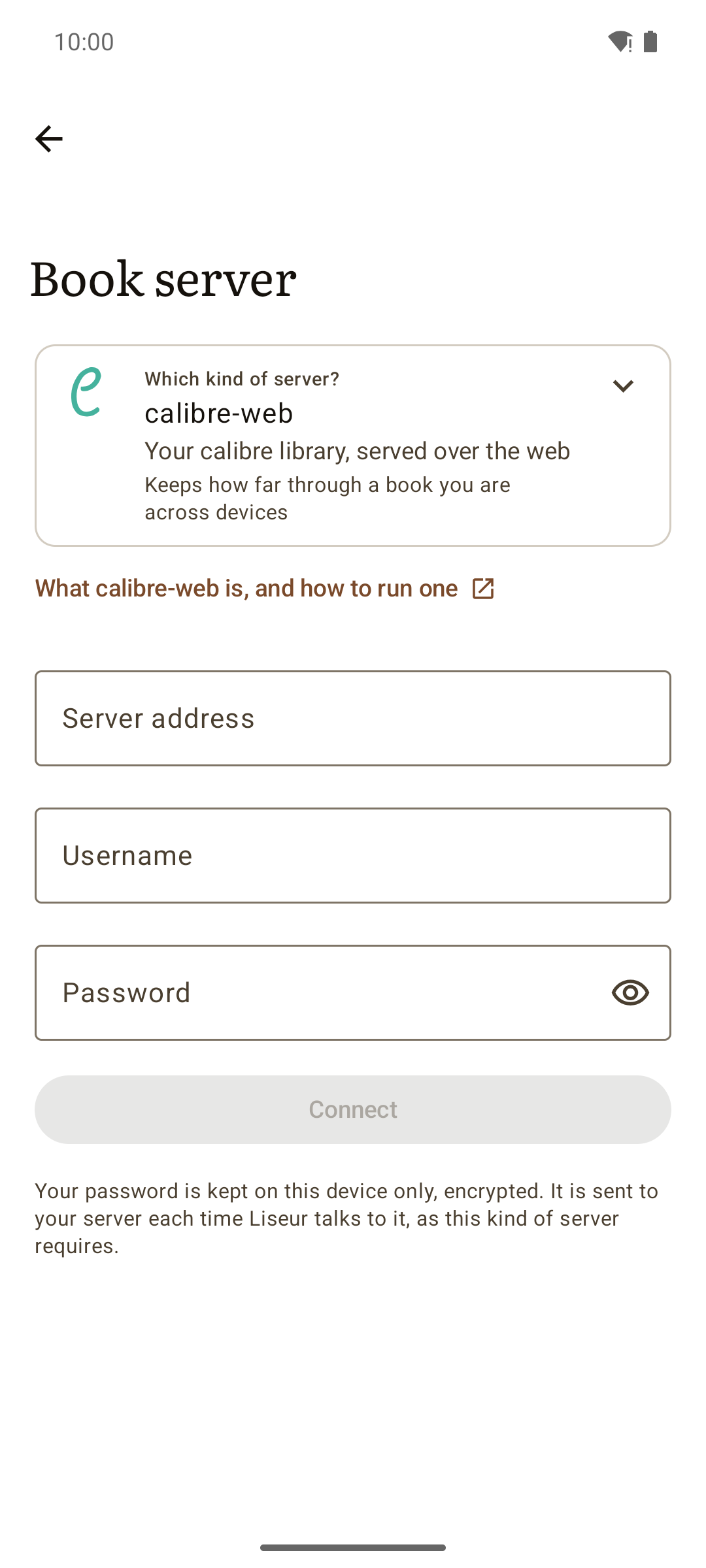 Server setup