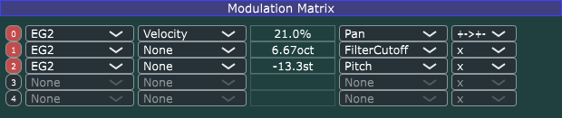 Modulation Matrix