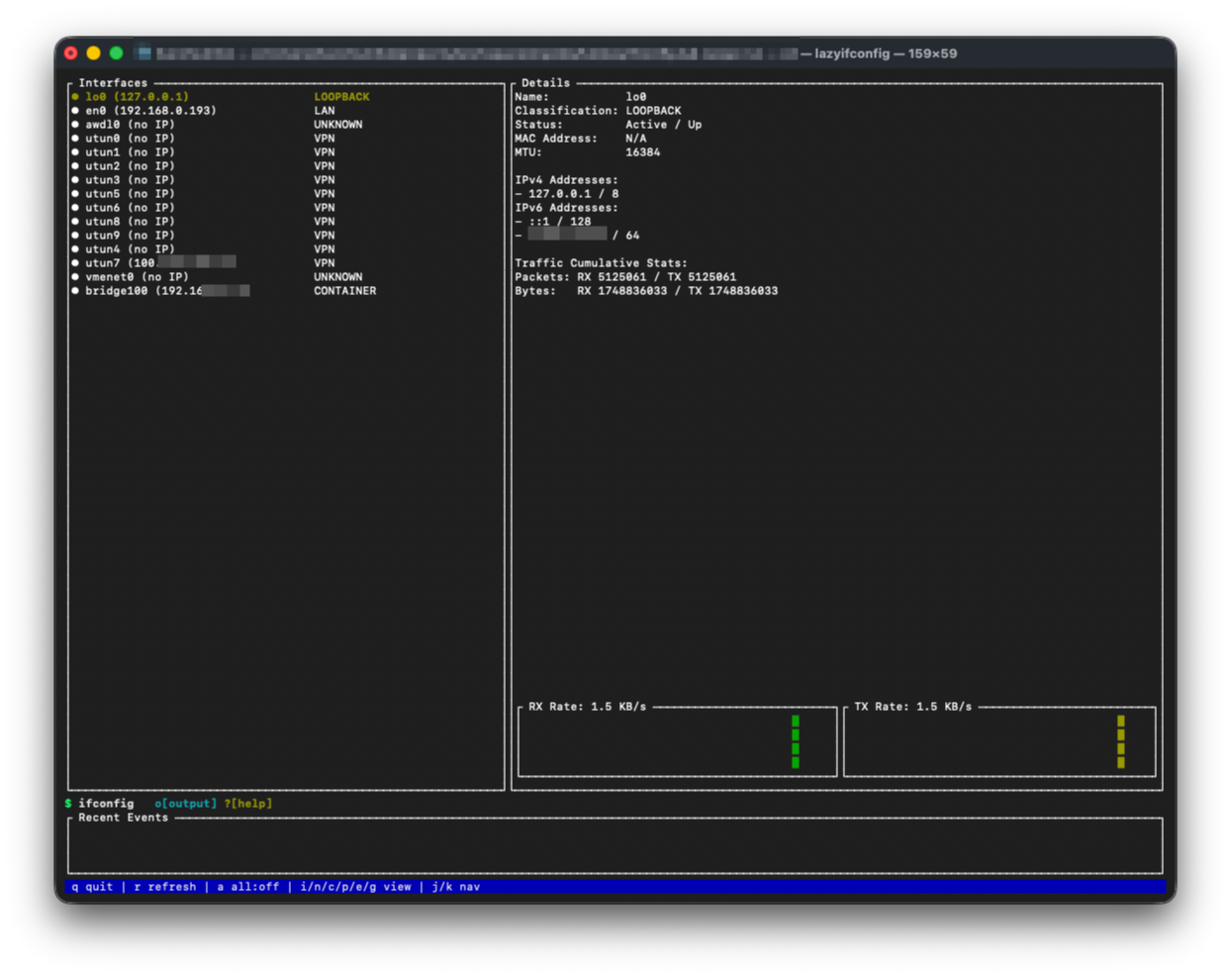 Interface view