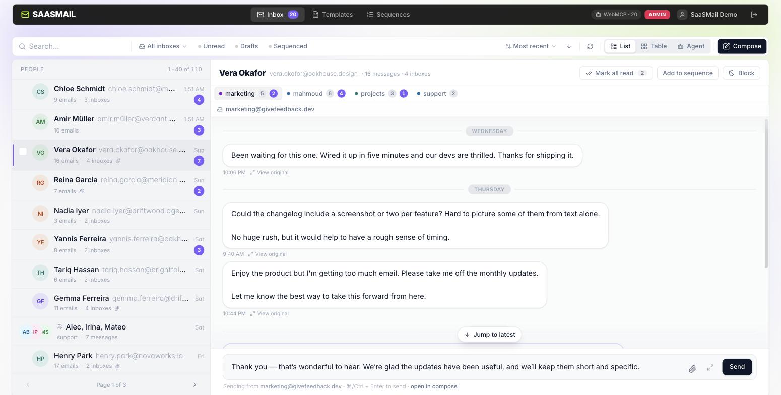 Unified customer timeline