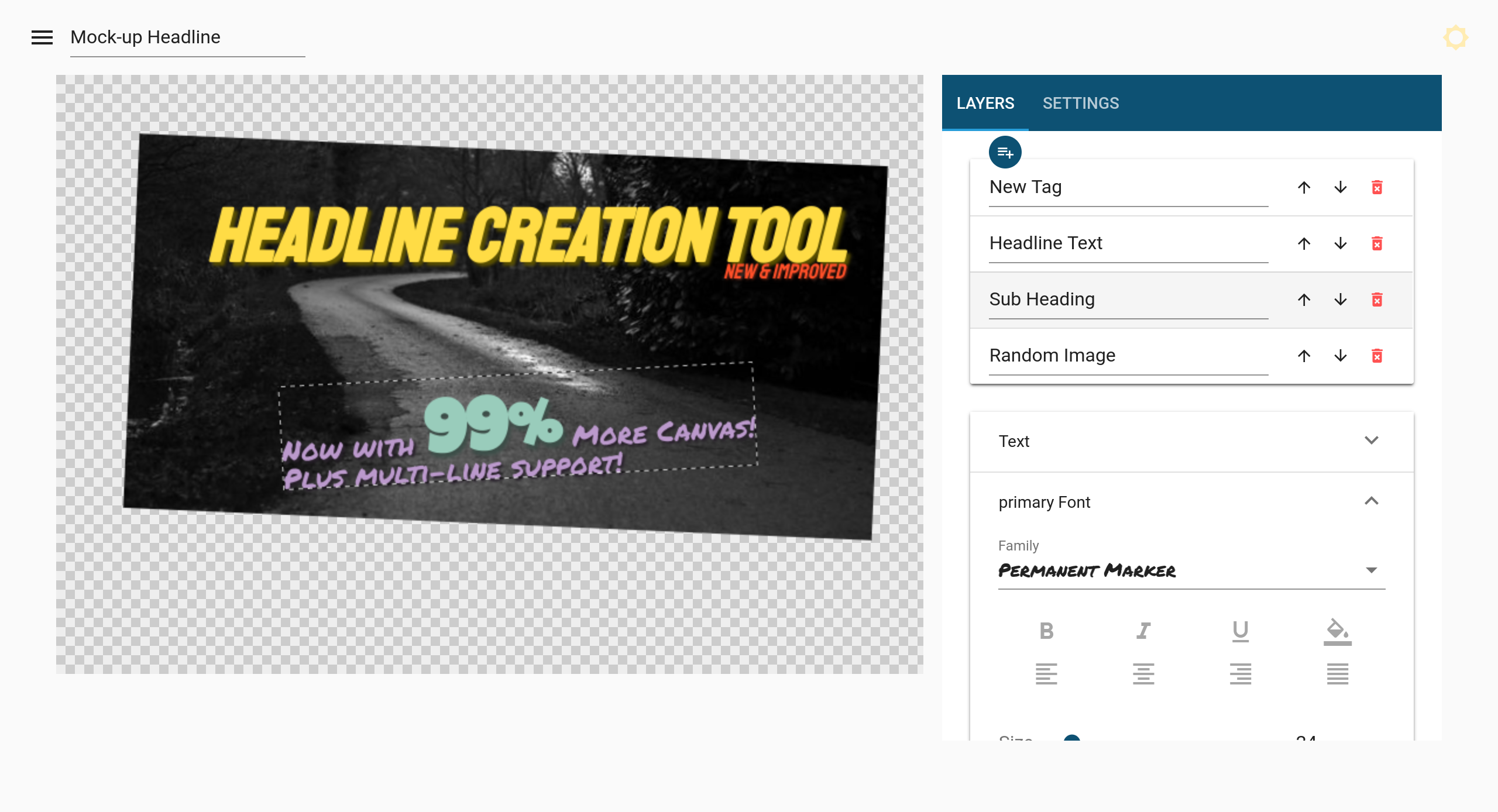 Headline Creation Tool