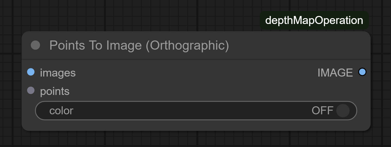Points To Image (Orthographic)
