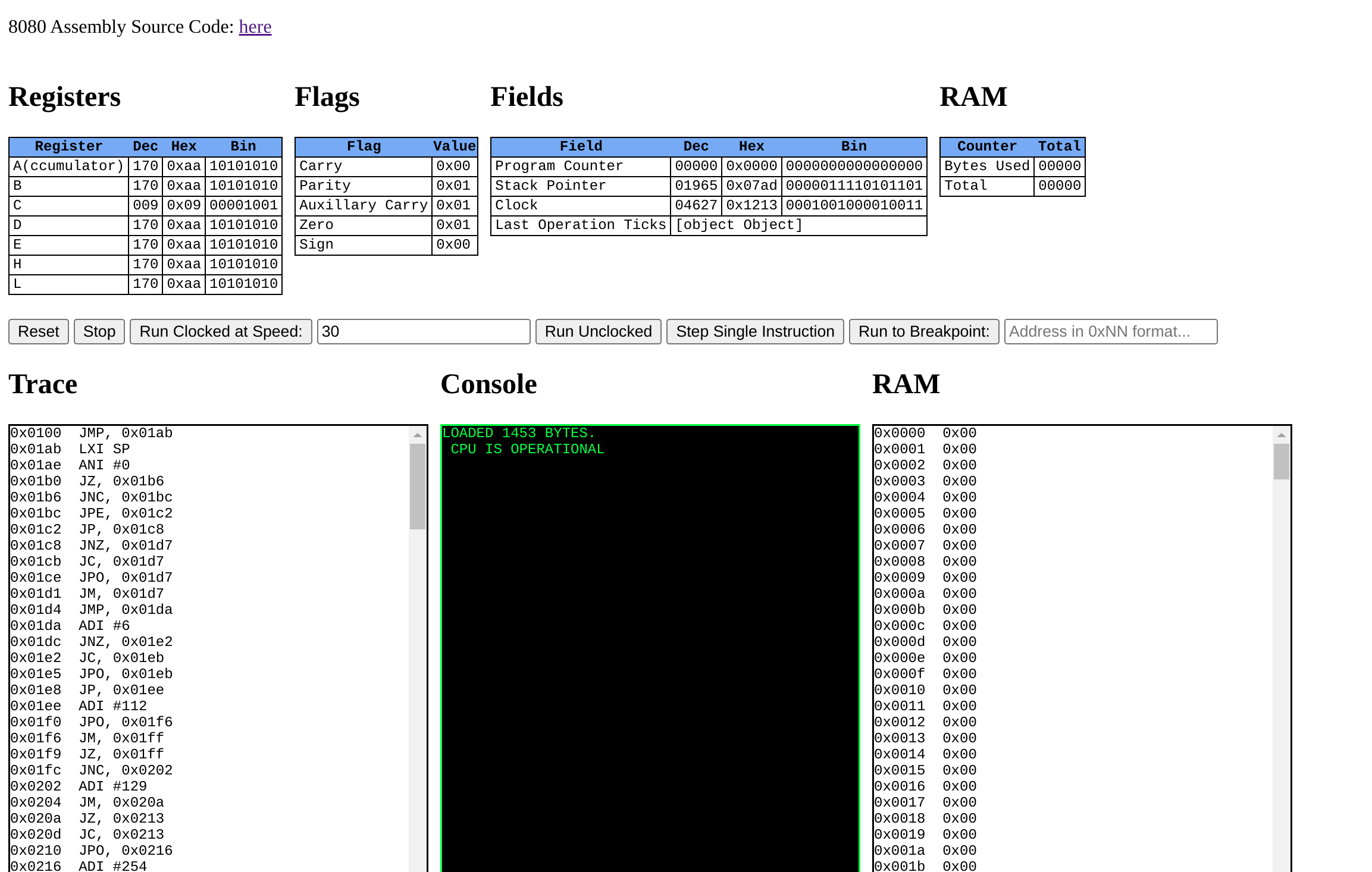 CPU Diag Screenshot