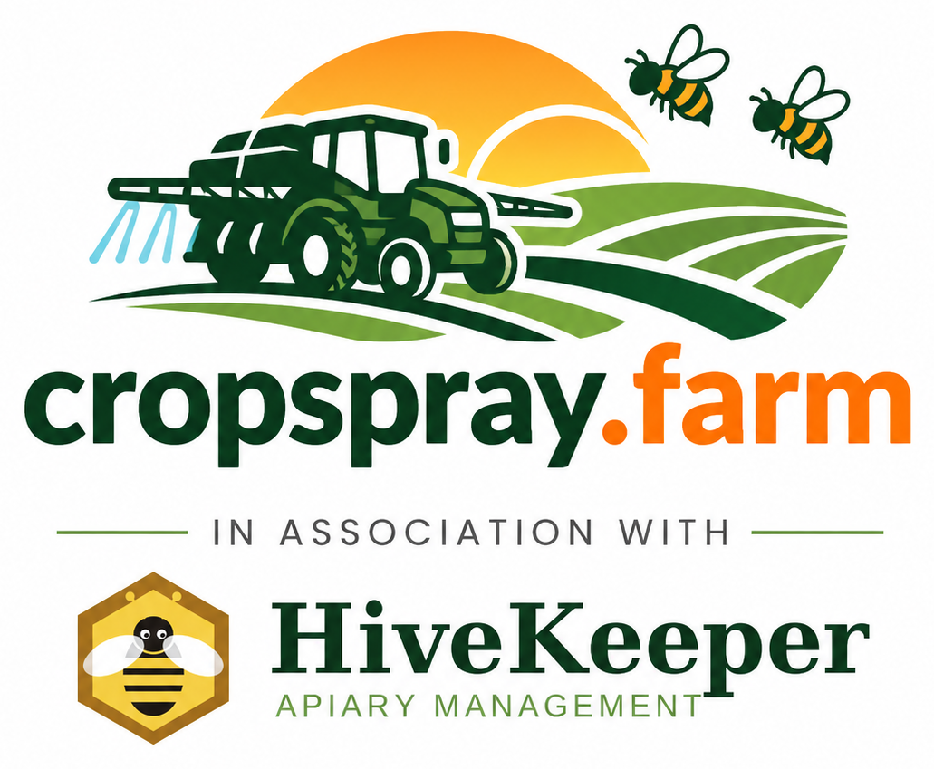 cropspray.farm &mdash; in association with HiveKeeper apiary management