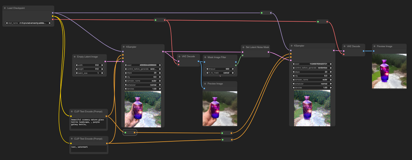 mask workflow