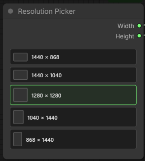 Resolution Picker