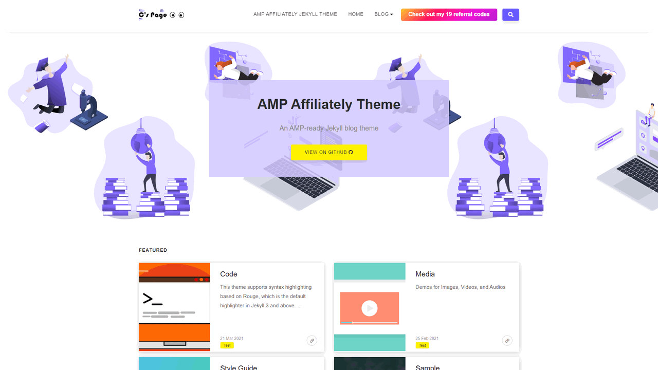 amp-affiliately-jekyll-theme 网站模板截图