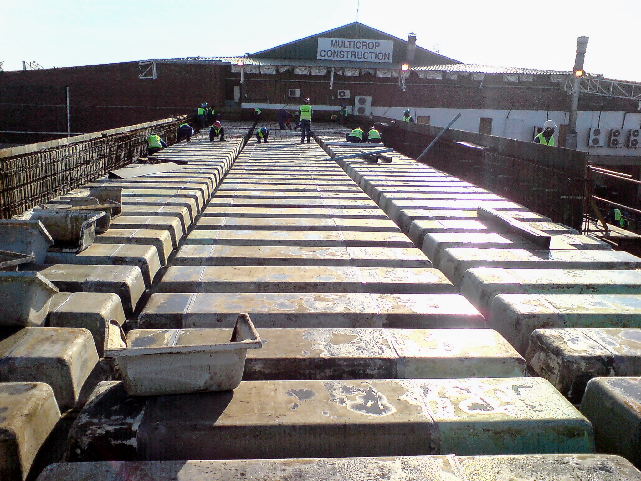 Unicon Workers Tying Rebar