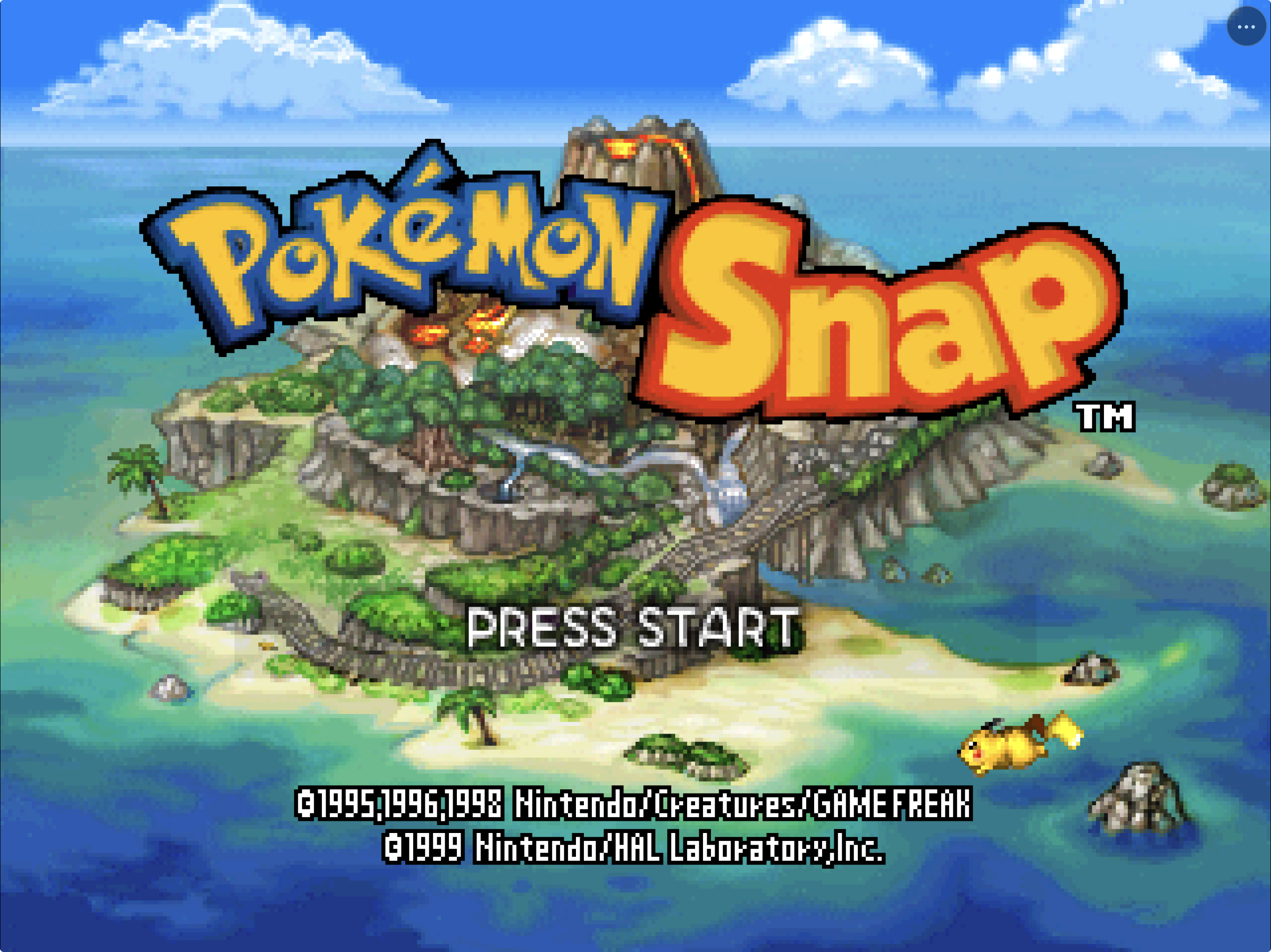 Pokémon Snap running in SnapPad on a physical iPad Pro
