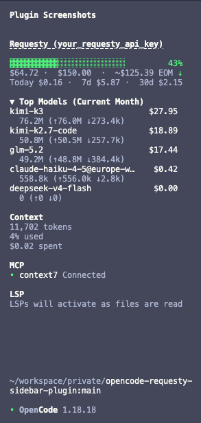 Sidebar widget