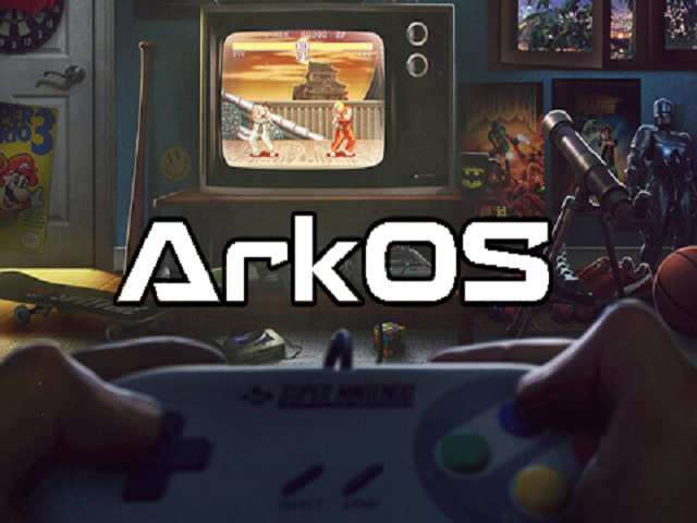 ArkOS boot up screen