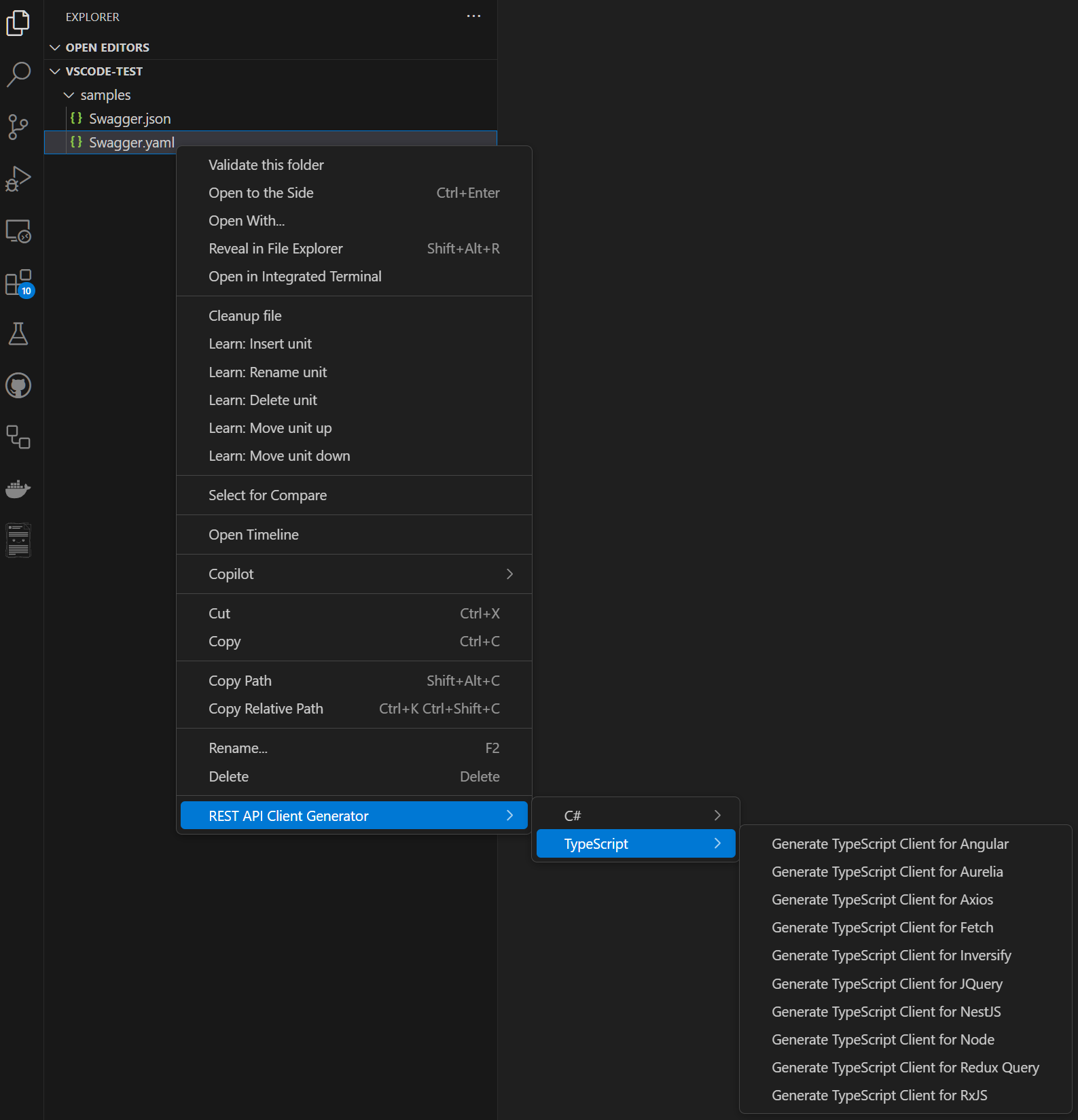 VS Code - TypeScript