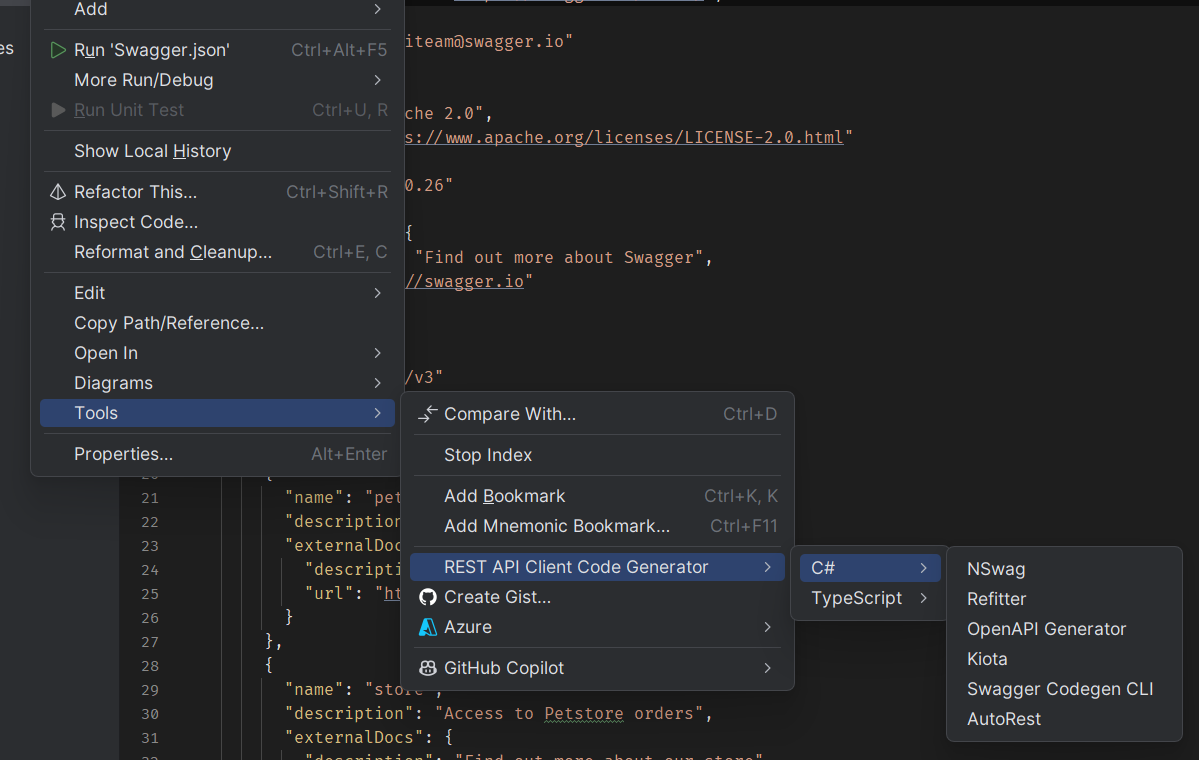 Generate C# Client
