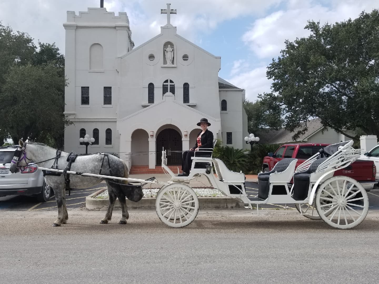 Family carriage for funeral procession Texas