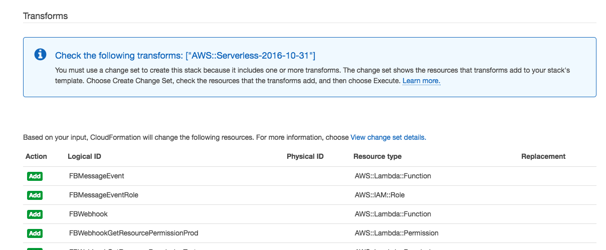 CloudFormation Transforms