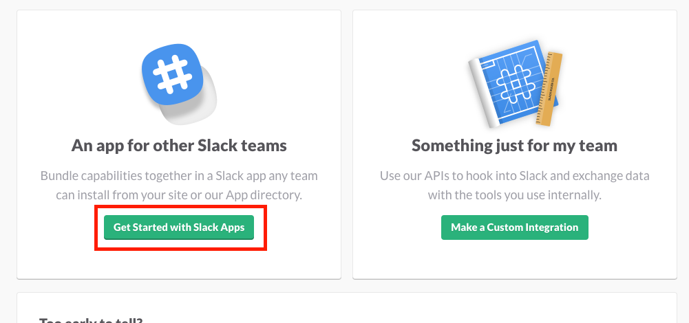 Slack Create App