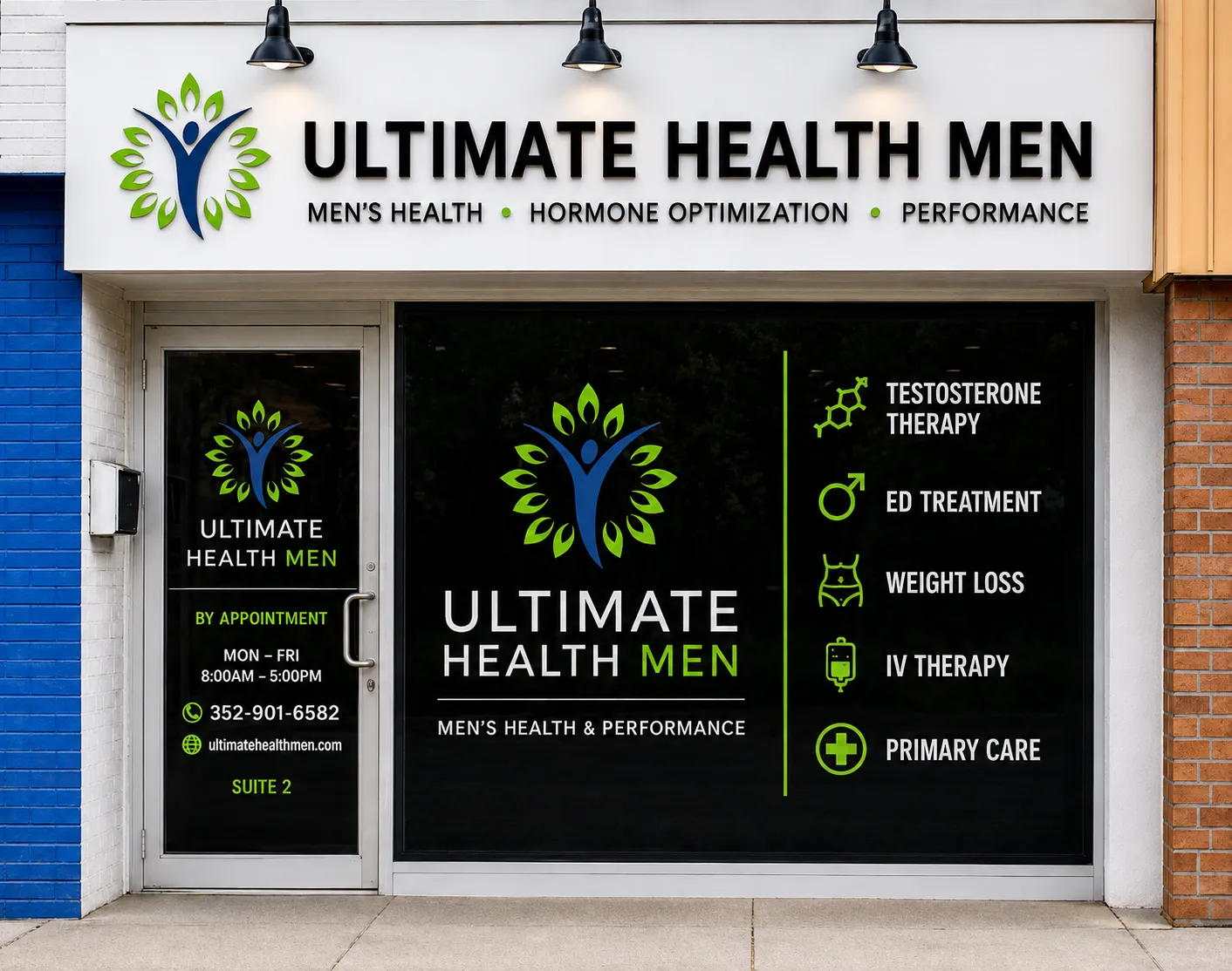 Ultimate Health Men Office Front
