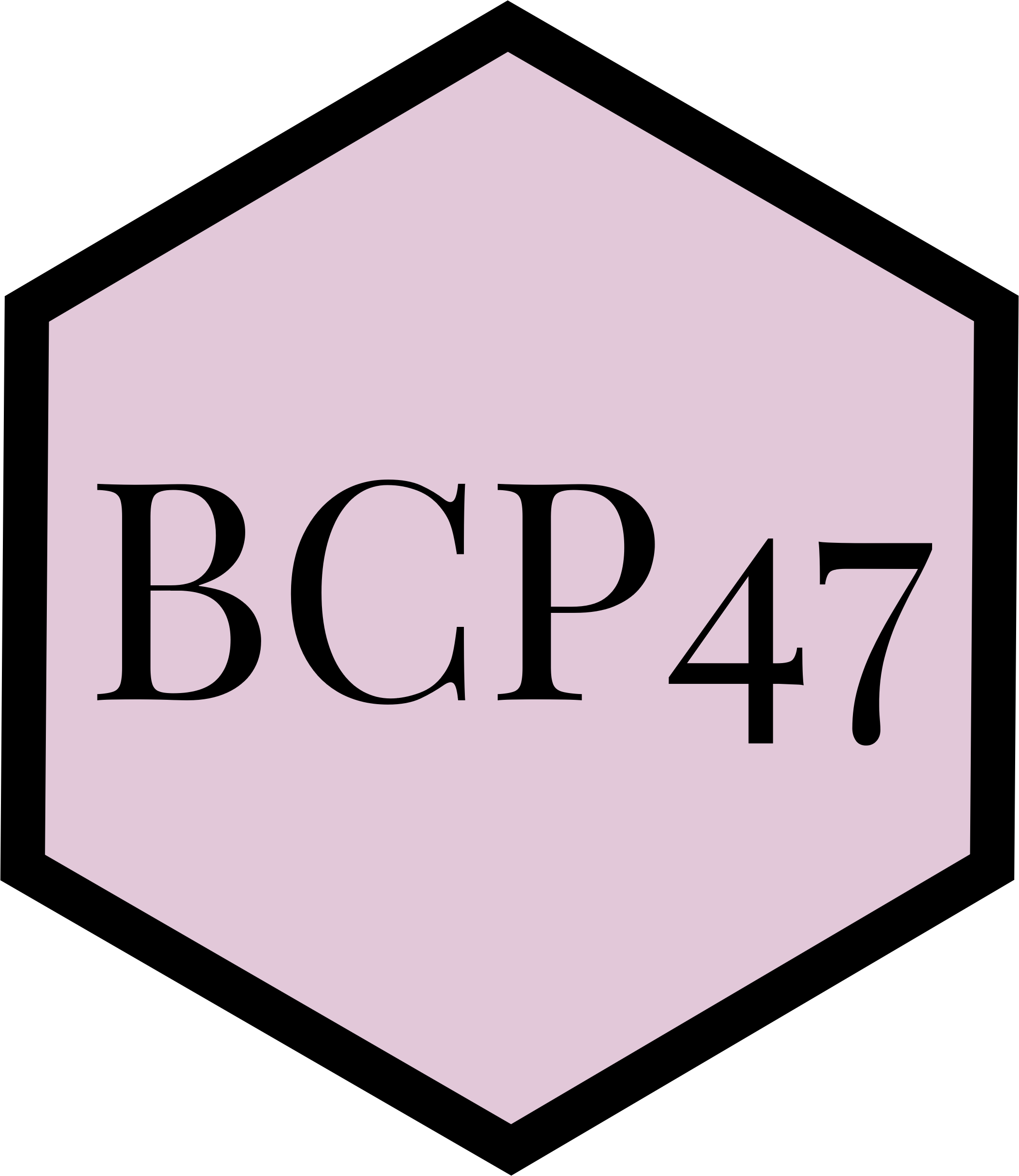 BCP47 hex logo