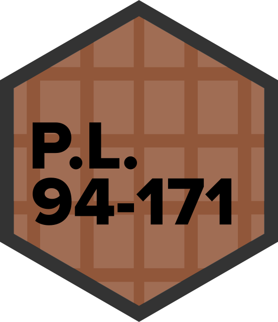 PL94171 hex logo