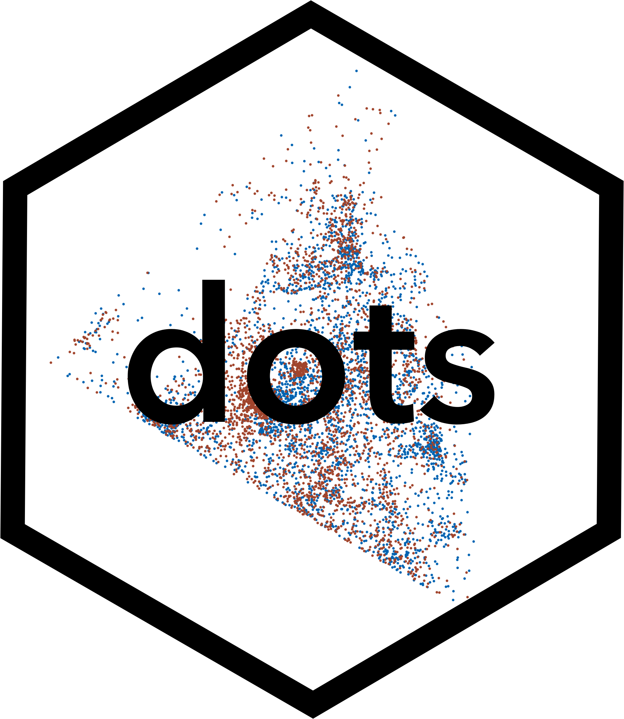 dots hex logo