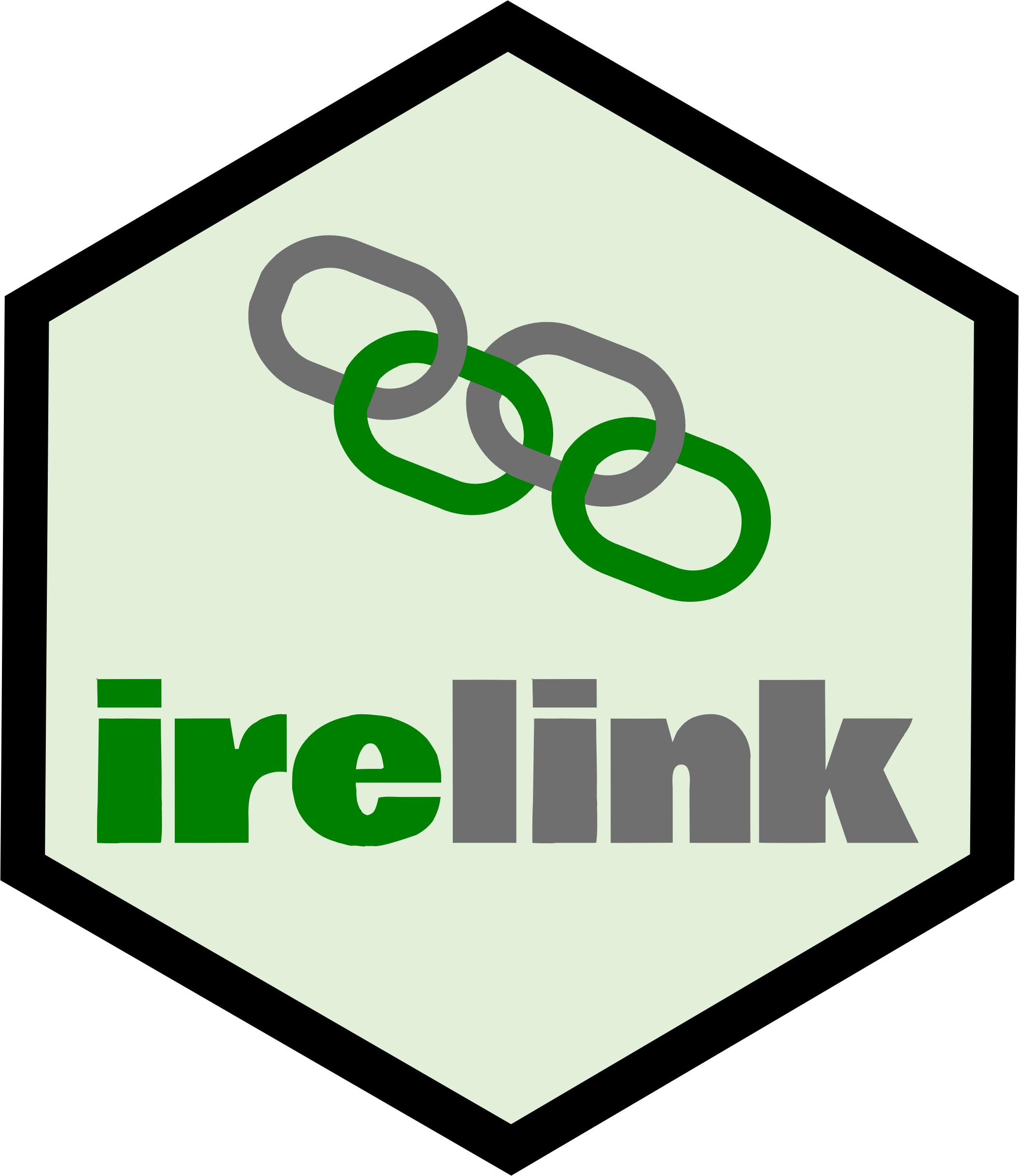 irelink hex logo