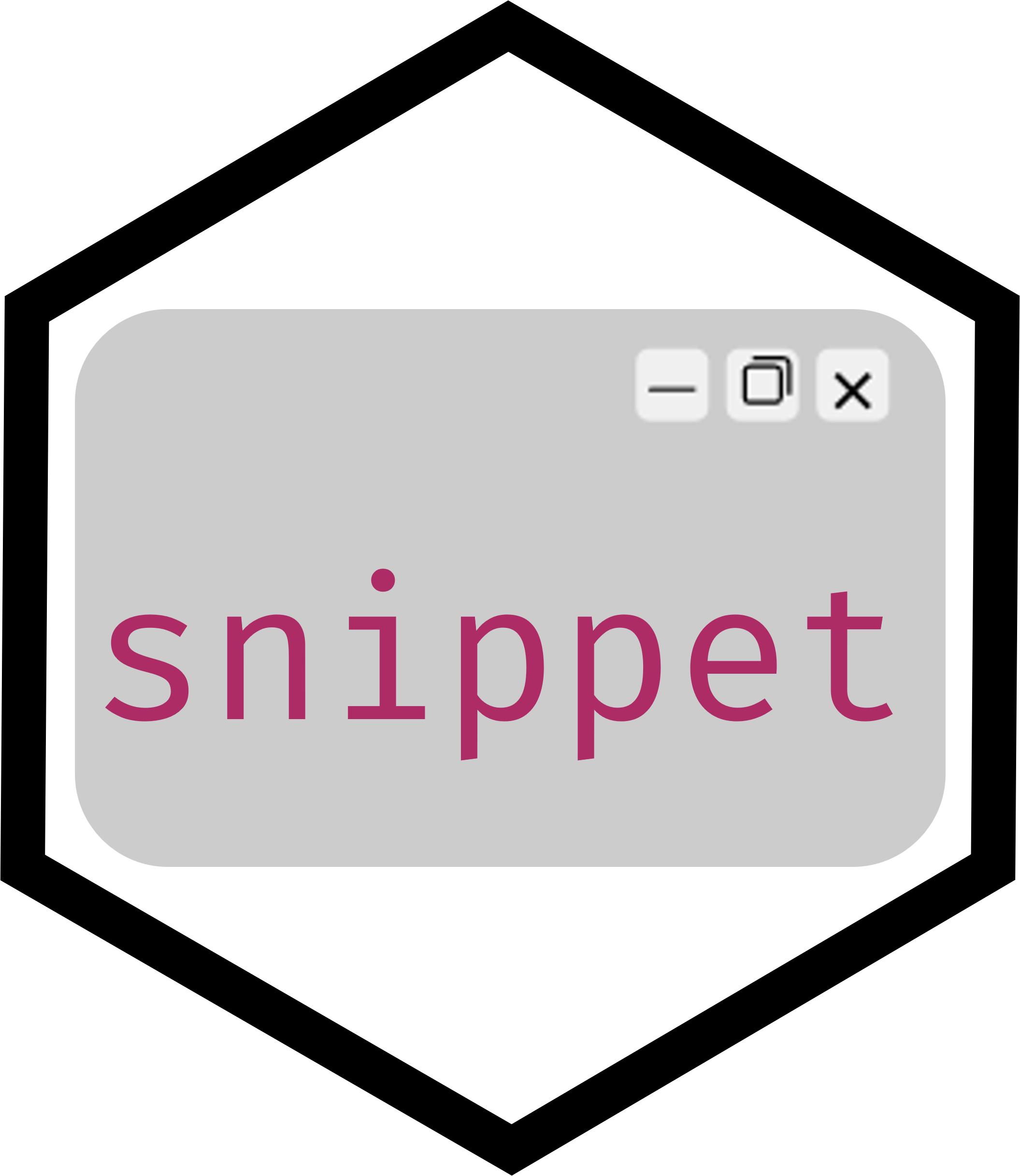 snippet hex logo