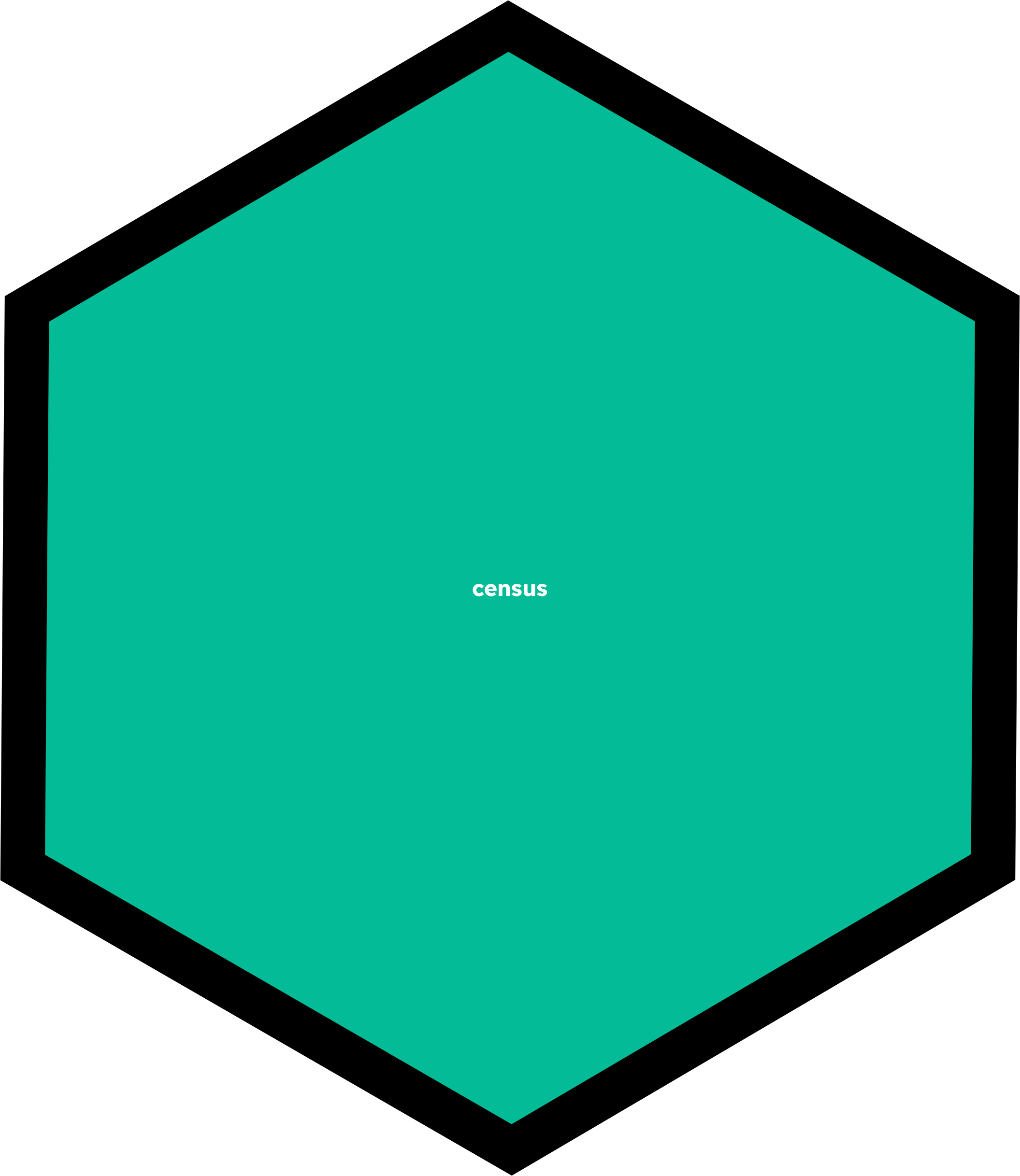 tinycensus hex logo