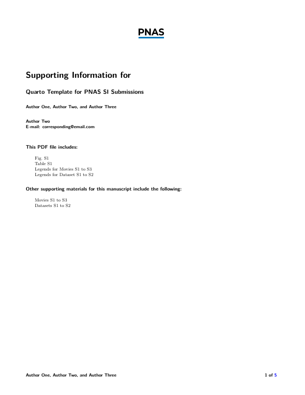 PNAS Supporting Information first page